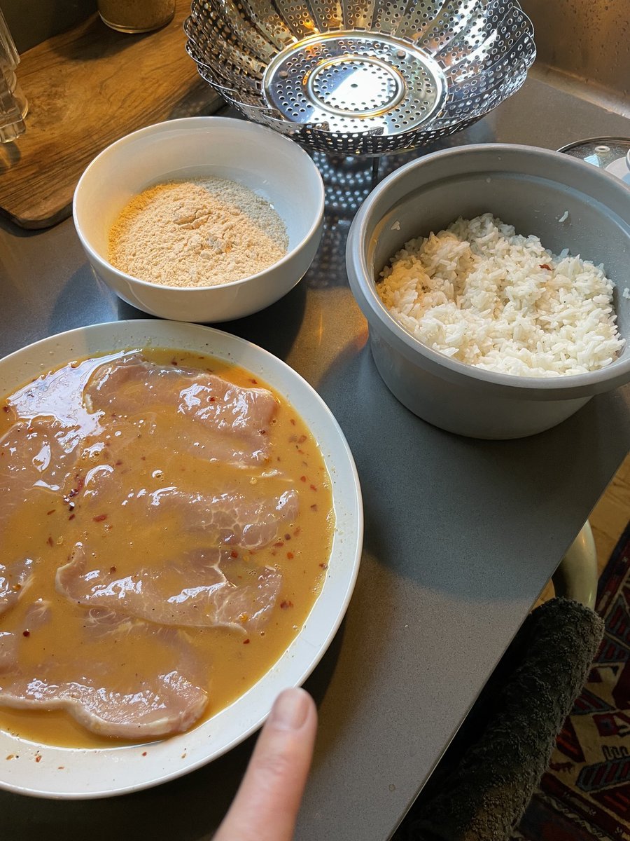 pagetpaget's tweet photo. Hi guys, I’m trying to make katsu pork with vinegar rice and getting a bunch of emails that someone is trying to reset my X password. Please don’t try to steal my account? It gets you nothing. Be my friend instead. Love, P https://t.co/CXjvXAd8Wm