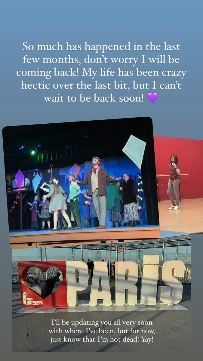 SoPro_MC's tweet image. Posted an update over on my Instagram, and thought I should send it here too! I’m not dead, just EXTREMELY busy lol 💜

Hopefully you’ll be seeing me again very soon! 💜💜💜