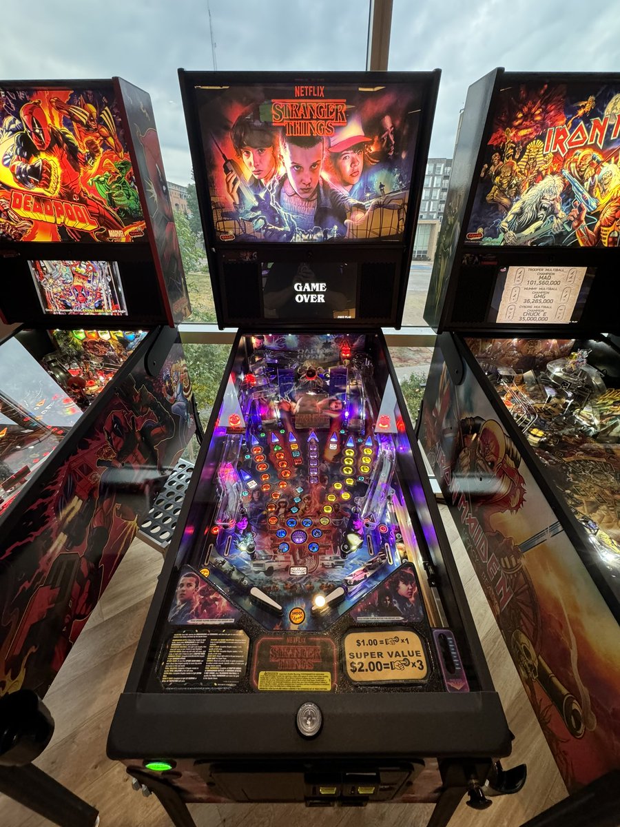WeBuyPinball's tweet image. Free pinball day at #SpareMe in Iowa City.
#pinballl