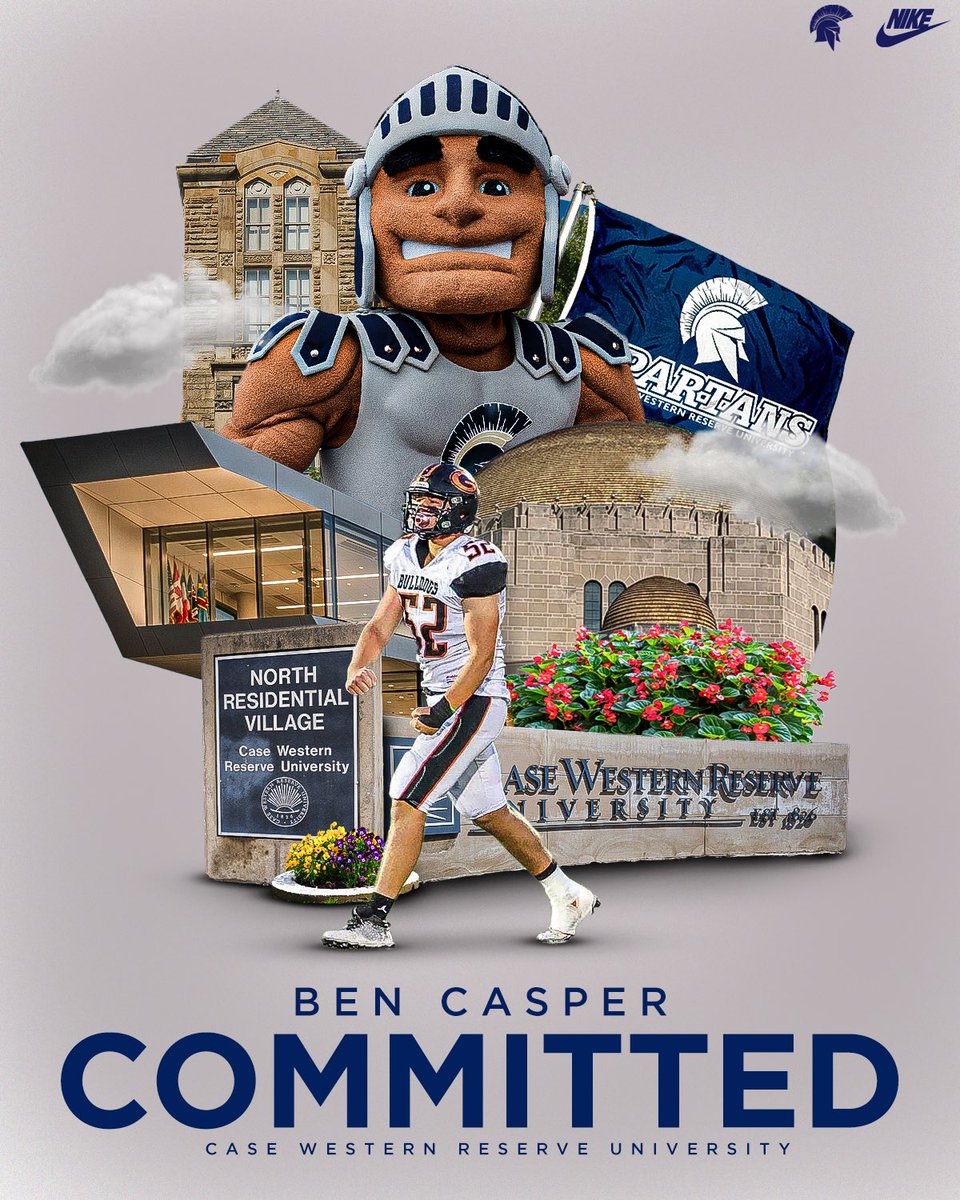 Welcome to CWRU, <a href="/casperben11/">Ben Casper</a>!

🖊️ Ben Casper | OL | Green HS | Green, OH

#BlueCWRU | #RollSpartans | #d3fb