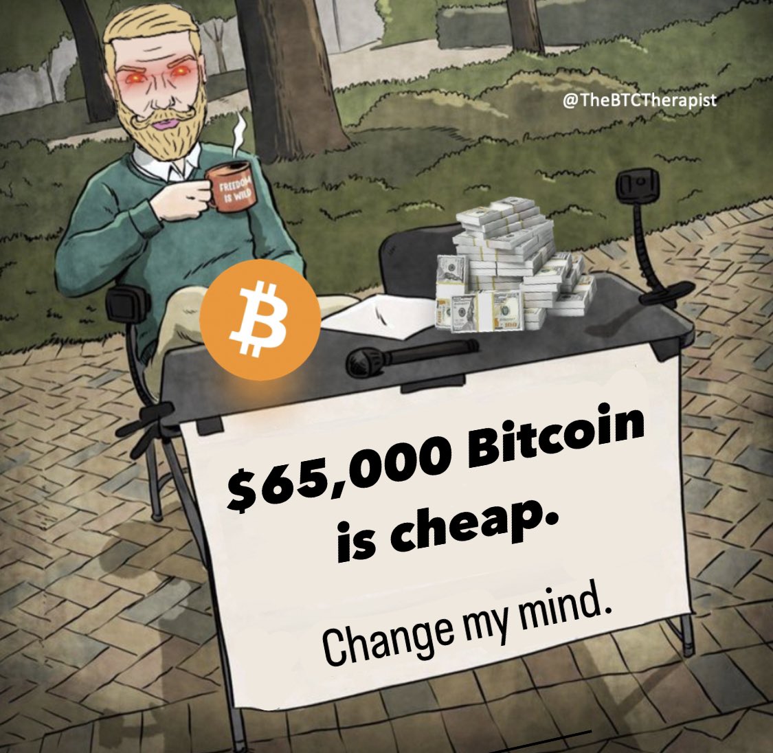 TheBTCTherapist's tweet photo. #Bitcoin is incredibly cheap. https://t.co/NBZuXvxPmw