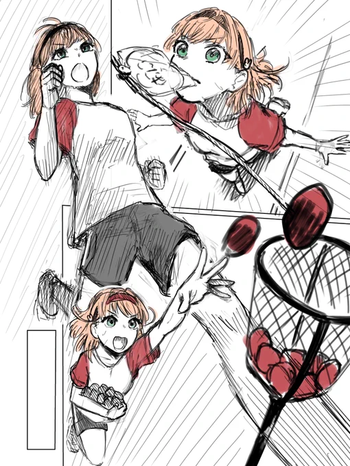 スリブ 体育祭にて
#蓮ノ空美術部 