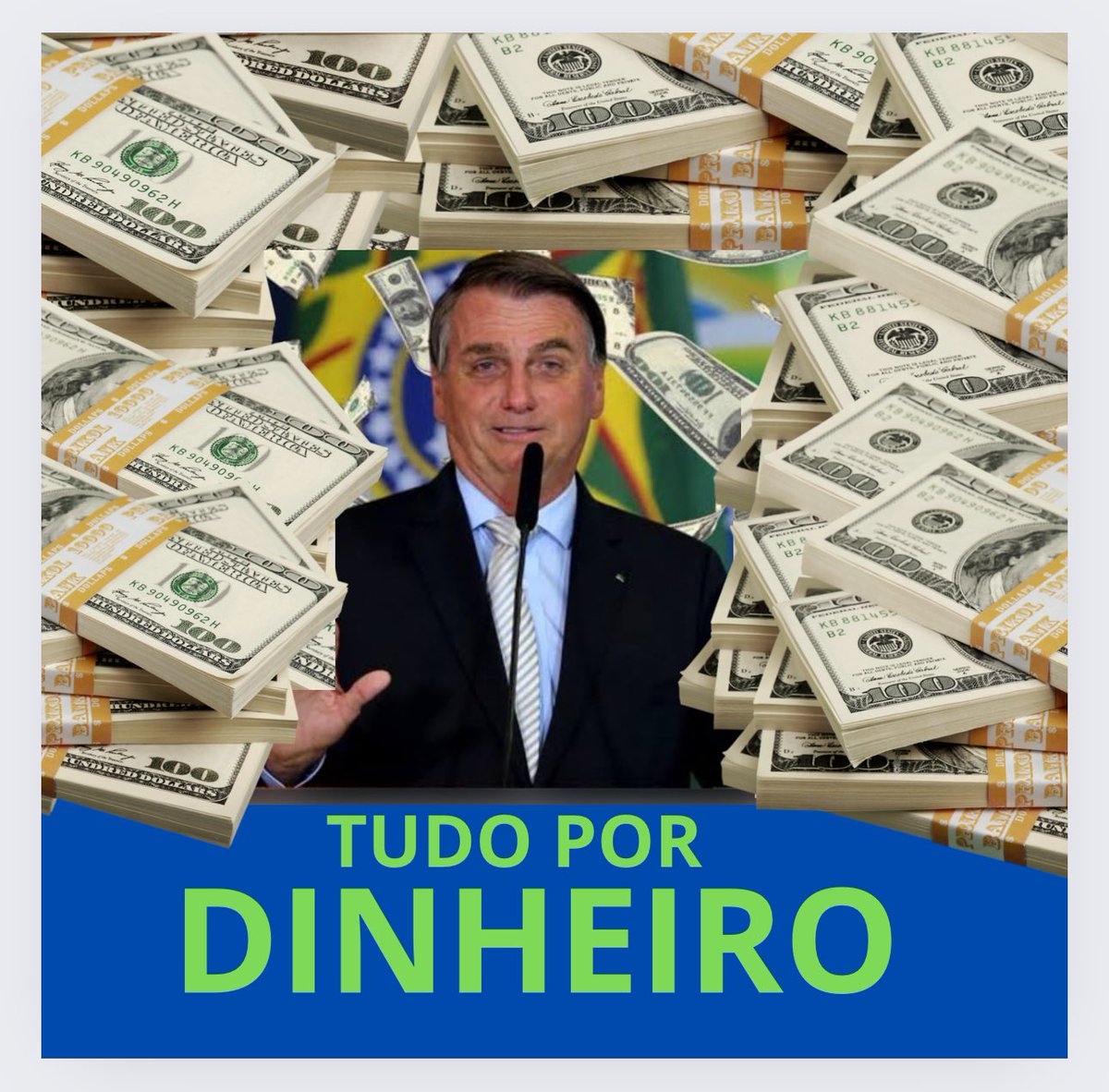 💵💵💵
BOLSONARO RECEBE MAIS  R$ 360 MIL
EM DINHEIRO VIVO
DAS MÃOS DE MAURO CID

O AJUDANTE de ordens de Bolsonaro disse hoje à Polícia Federal que entregou dinheiro vivo nas mãos do ex-presidente, dinheiro este oriundo da venda criminosa de joias da União.

O FATO TERIA