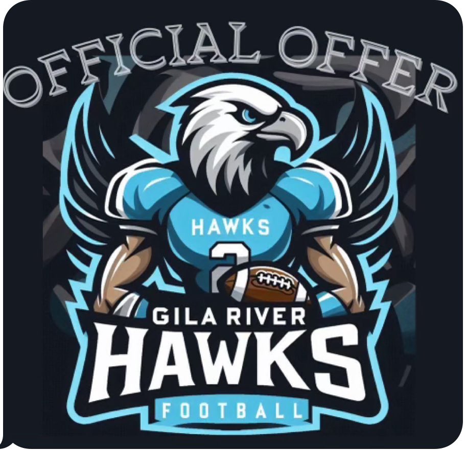 After a great call with Coach Larry Cain <a href="/larrycain06/">Larry Cain</a> I am blessed to receive an offer to play for the Gila River Hawks.
<a href="/GilaRiverHawks/">Gila River Football</a>
<a href="/CainAlexis24/">Alexis Cain</a> 
<a href="/GallatinRaptor/">GALLATIN RAPTOR FOOTBALL</a> 
@tuckles77