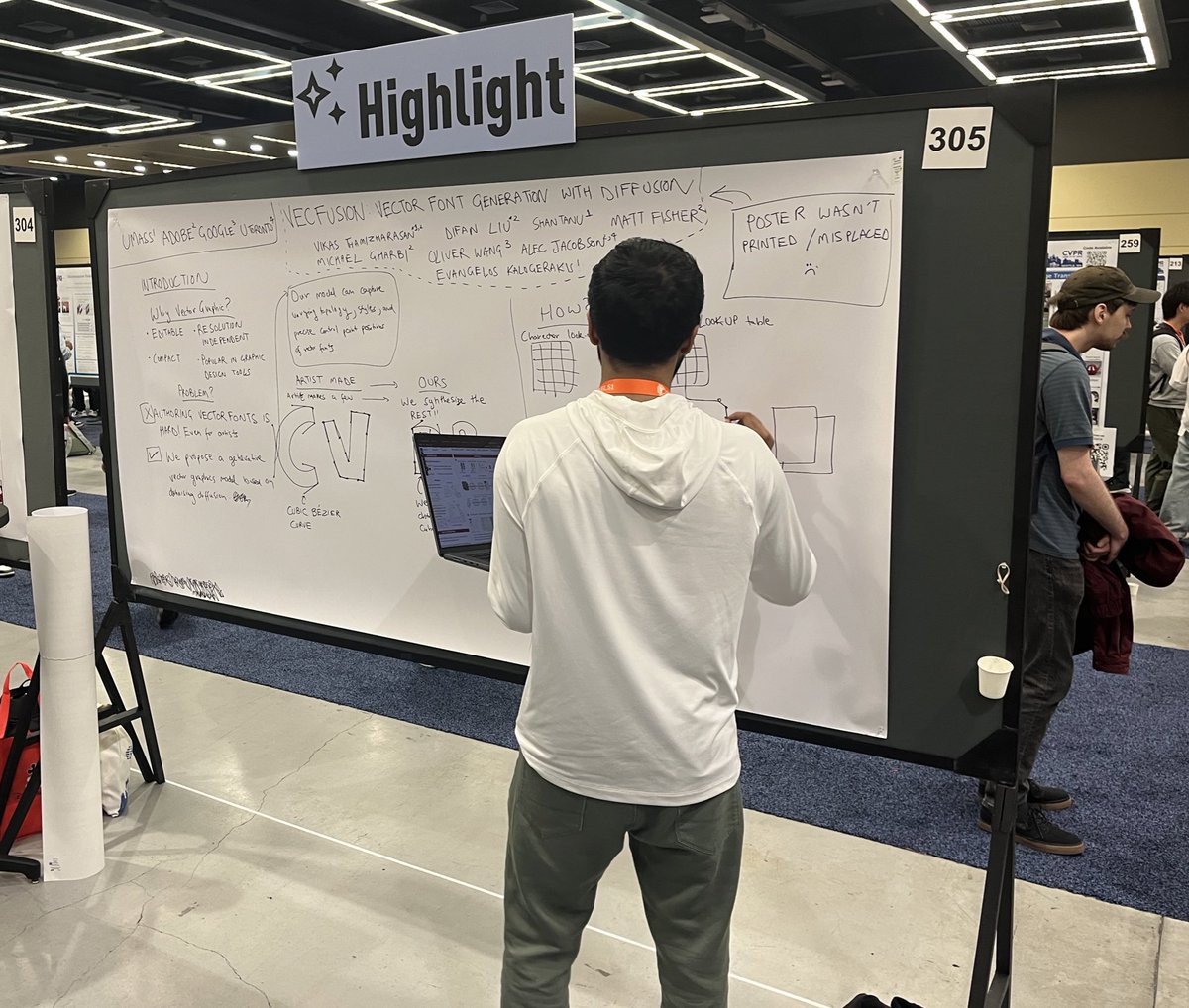 Poster missing?  Improvise!  Sorry about that.