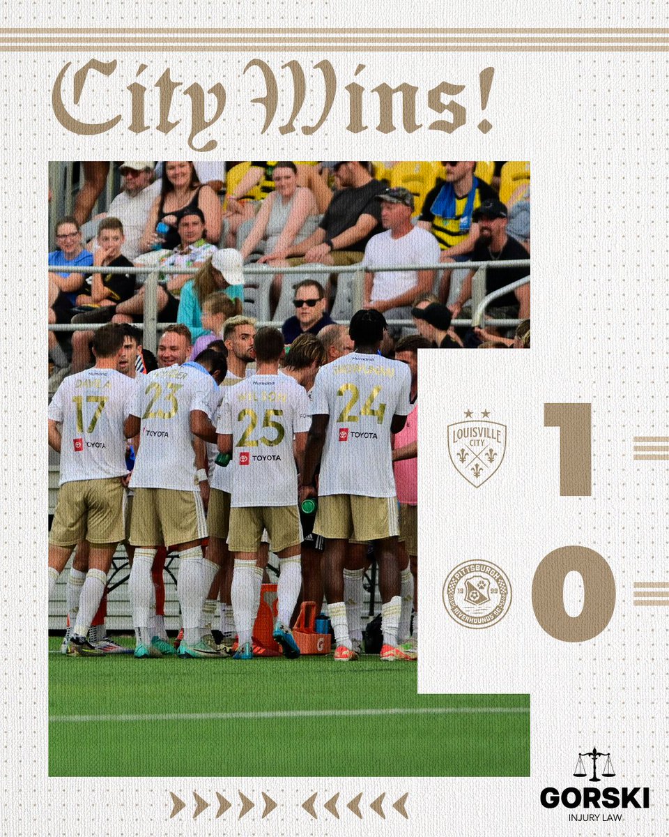 A regular season sweep against the Riverhounds 🧹

We’re six points clear of second place in the league!