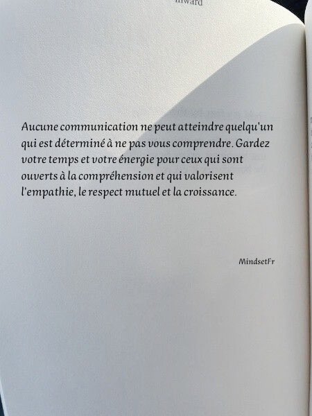 Mindset_FR's tweet photo. Aucune communication ne peut atteindre quelqu'un qui est déterminé à ne pas vous comprendre. https://t.co/ZLP41G3YYq