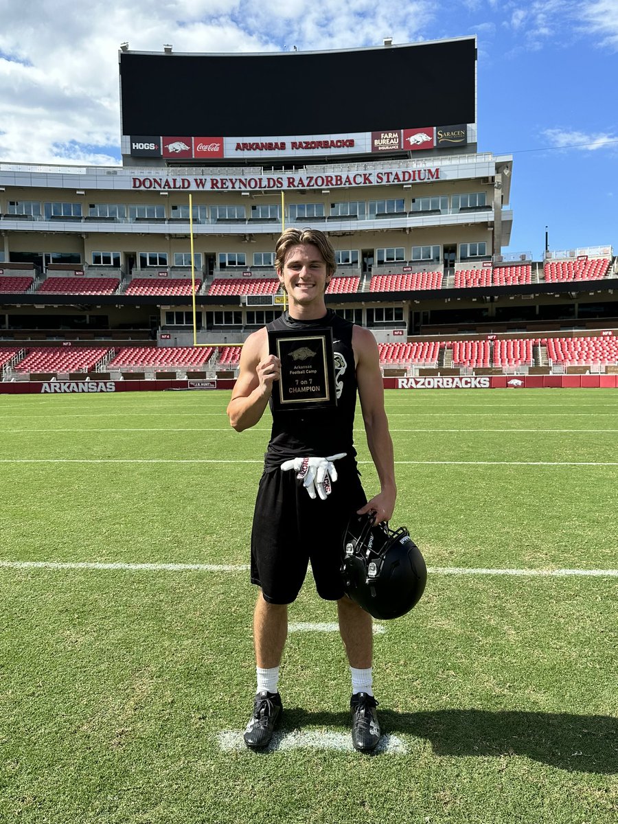 Noah Nunnelee 2025 (@noah_nunnelee) on Twitter photo Had a fun time competing with my teammates at the <a href="/RazorbackFB/">Arkansas Razorback Football</a> 7v7 tournament today! Finished the day 8-0 and won the championship! One more for the trophy case…. Back to back! <a href="/CoachJGrant/">Jody Grant</a> <a href="/bhscoachcecil/">Jared Cecil</a> <a href="/DakotaBaggett/">Dakota Baggett</a> Had a fun time competing with my teammates at the <a href="/RazorbackFB/">Arkansas Razorback Football</a> 7v7 tournament today! Finished the day 8-0 and won the championship! One more for the trophy case…. Back to back! <a href="/CoachJGrant/">Jody Grant</a> <a href="/bhscoachcecil/">Jared Cecil</a> <a href="/DakotaBaggett/">Dakota Baggett</a>