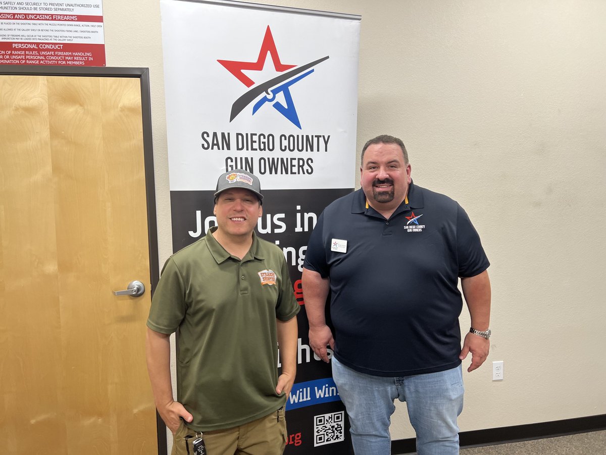 GunOwnersRadio's tweet image. Have you been to a SDCGO monthly meeting? Thank you North County Shooting Center for hosting!

Help us defend and restore your self defense rights and get more #PRO2A local candidates elected!  Your support matters.

sdcgo.org/join