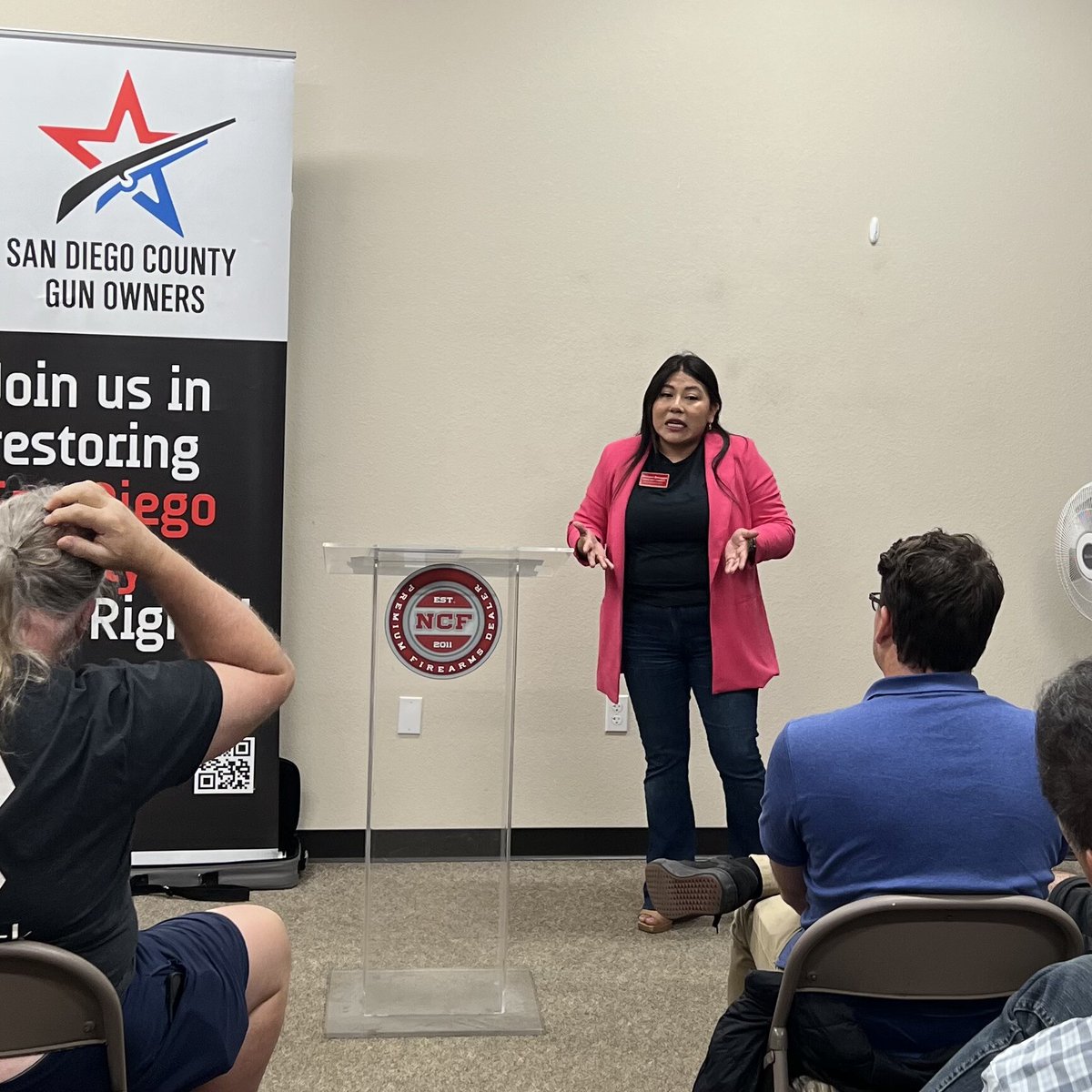 GunOwnersRadio's tweet image. Have you been to a SDCGO monthly meeting? Thank you North County Shooting Center for hosting!

Help us defend and restore your self defense rights and get more #PRO2A local candidates elected!  Your support matters.

sdcgo.org/join