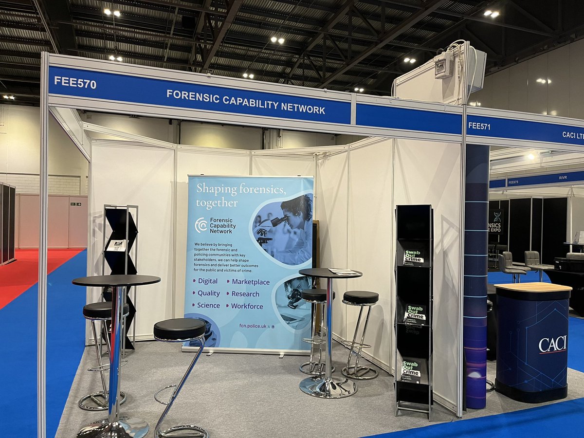 Day 2 of forensic expo. Stupidly early as usual but looking forward to the day ahead 😀