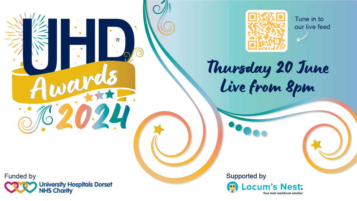 UHD_NHS's tweet photo. Our staff awards ceremony takes place tonight, and we’re so excited to celebrate the incredible individual and team achievements of #TeamUHD 🤩

Check in here from 8pm for live updates throughout the evening, and wishing the best of luck to all our nominees! ✨ #UHDAwards24 https://t.co/dW23a6dbN1