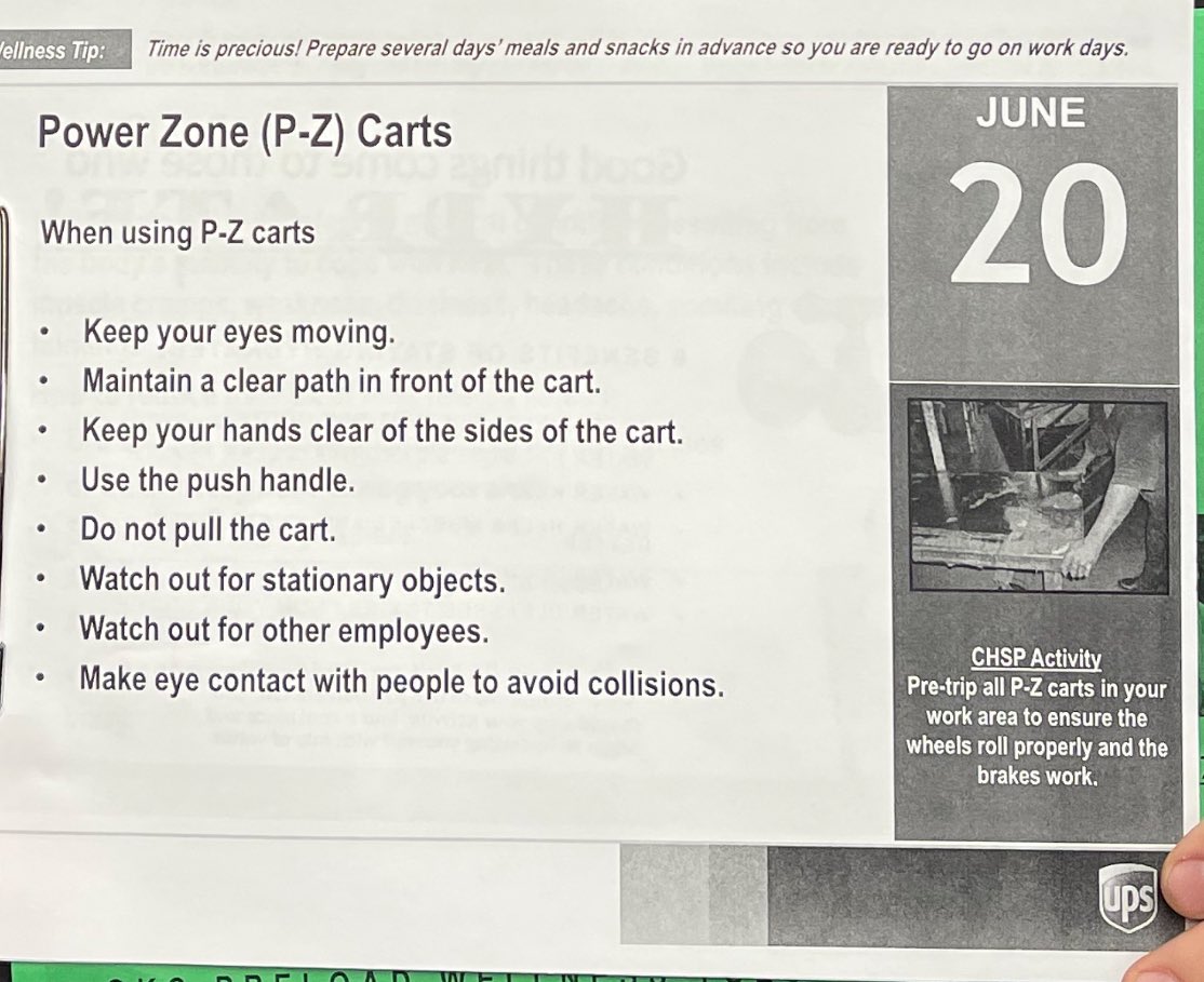 okc_preload's tweet photo. Gooood Thursday #OKC #Preload Walker has #PCM PZ Carts are great to move lots of smalls or Irregs keeping them in your #PowerZone Always PUSH & be aware of your surroundings It’s humid today watch yourselves #KeepHydrating #Recharge #UPS https://t.co/cJjJe4Vj1E