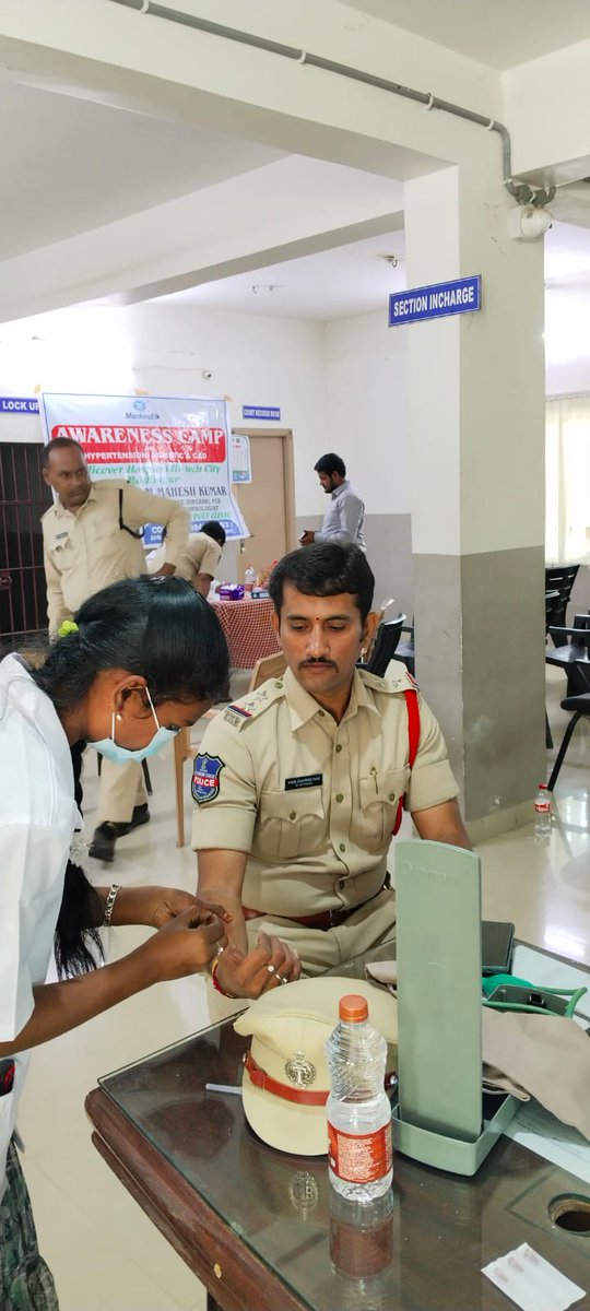 Today health comp program at Sangareddy Town PS