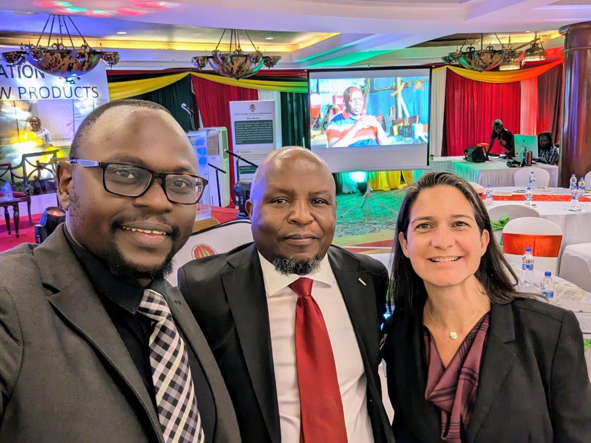 Selfie moment with John Kabutha - National Treasury, and <a href="/tamarabcook/">Tamara Cook</a> - CEO <a href="/FSDKe/">FSD Kenya</a>  at the 2023-2027 <a href="/Agri_FinanceKe/">Agric Finance Corp</a> strategy launch