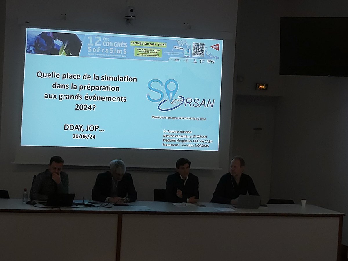 J2 #Congrès <a href="/LaSoFraSimS/">SoFraSimS</a> <a href="/CesimSante/">Cesim Santé</a> #simulation #SSE #JO en collaboration avec <a href="/ANCESU_/">ANCESU</a> #SFMC #OMS