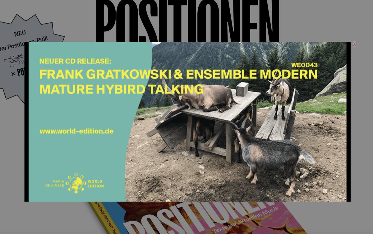 Positionen recommends! Advertisement on positionen.berlin