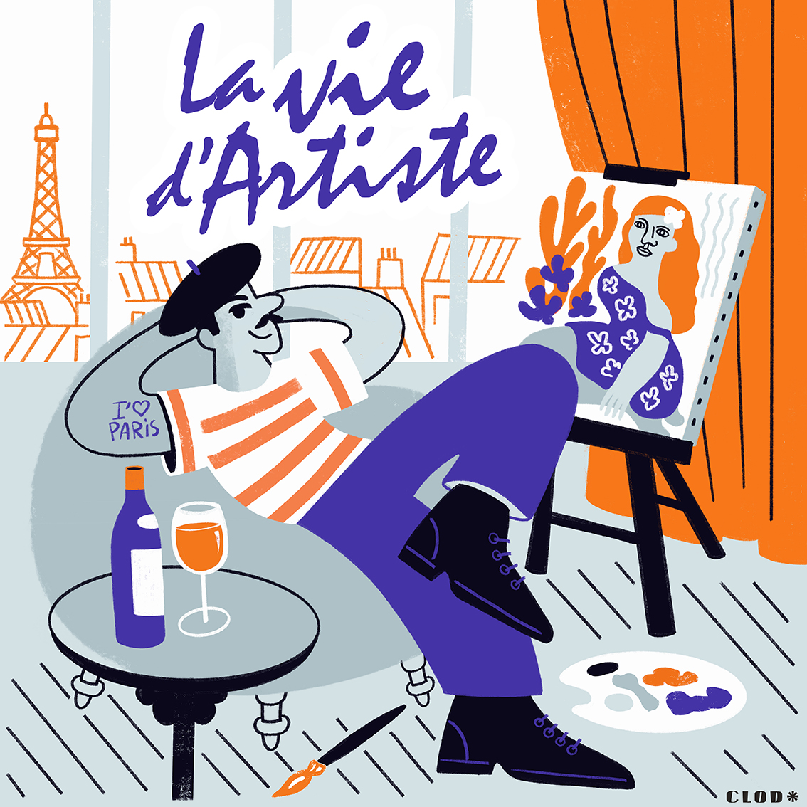 Elle fait très envie la vie d’Artiste, elle brille même dans le noir et comme tous les clichés, on ne voit qu’elle. Un nouvel article 👉 clod-illustrateur.fr/illustration/l…

#illustration #illustrateur #lillustrateurvudelinterieur #metiercreatif #freelance #freelancing #creativite