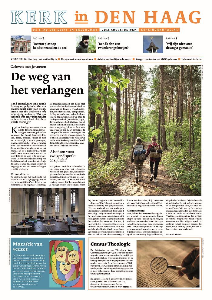 Het wordt zomer want de nieuwe Kerk in Den Haag is uitgekomen!!
Lees online of haal een gedrukt exemplaar op bij de bekende adressen!
kerkindenhaag.nl