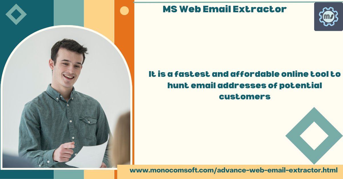 monocomsoft's tweet image. explore more by clicking here 🔻
monocomsoft.com/advance-web-em…
#mswebemailextractor
#webemailextractor
#monocomsoft
#exploremore