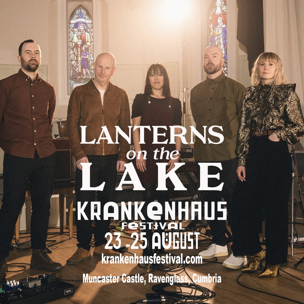 Krankenhausfest's tweet photo. Delighted Lanterns on The Lake @lanternstalk will play this year!
New album ‘Versions of Us’ (OUT NOW on @bellaunion)
is full of gorgeous dreamy melancholy, Hazel Wildes stunning vocals &amp; augmented by @radiohead drummer @philipselway. Unmissable!
Visit https://t.co/CSv6tg3iJG https://t.co/eZnZzjSG4i