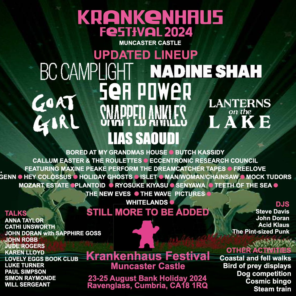 Krankenhausfest's tweet photo. Delighted Lanterns on The Lake @lanternstalk will play this year!
New album ‘Versions of Us’ (OUT NOW on @bellaunion)
is full of gorgeous dreamy melancholy, Hazel Wildes stunning vocals &amp; augmented by @radiohead drummer @philipselway. Unmissable!
Visit https://t.co/CSv6tg3iJG https://t.co/eZnZzjSG4i