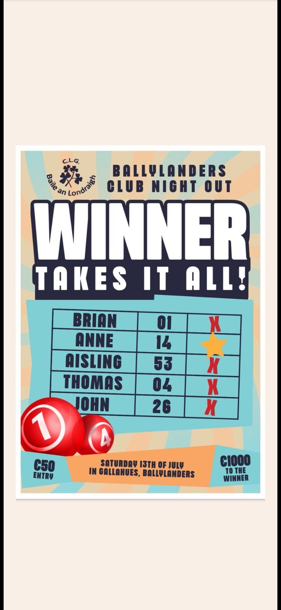 Ballylanders GAA tweet media