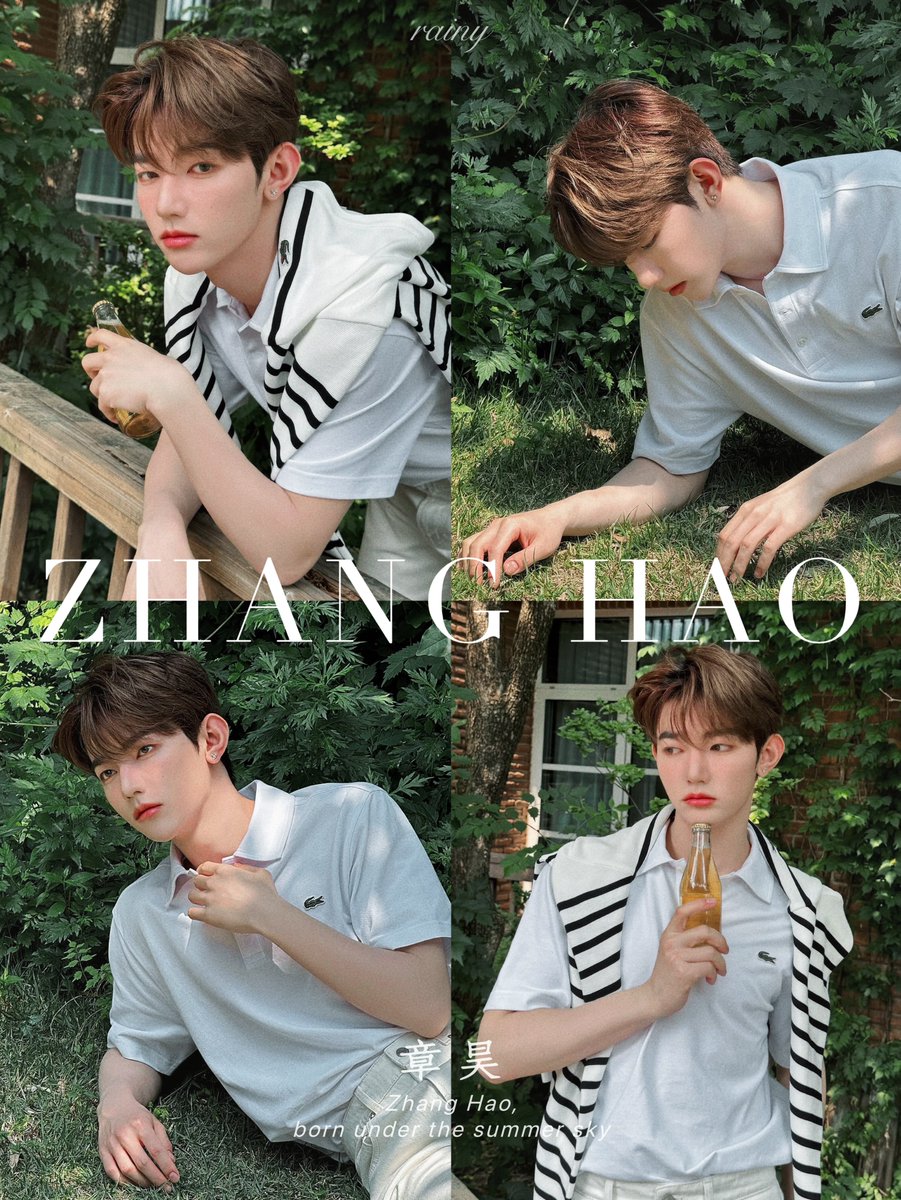rainxhao's tweet photo. _Born under the summer sky #장하오 https://t.co/CPRMCR0cwc