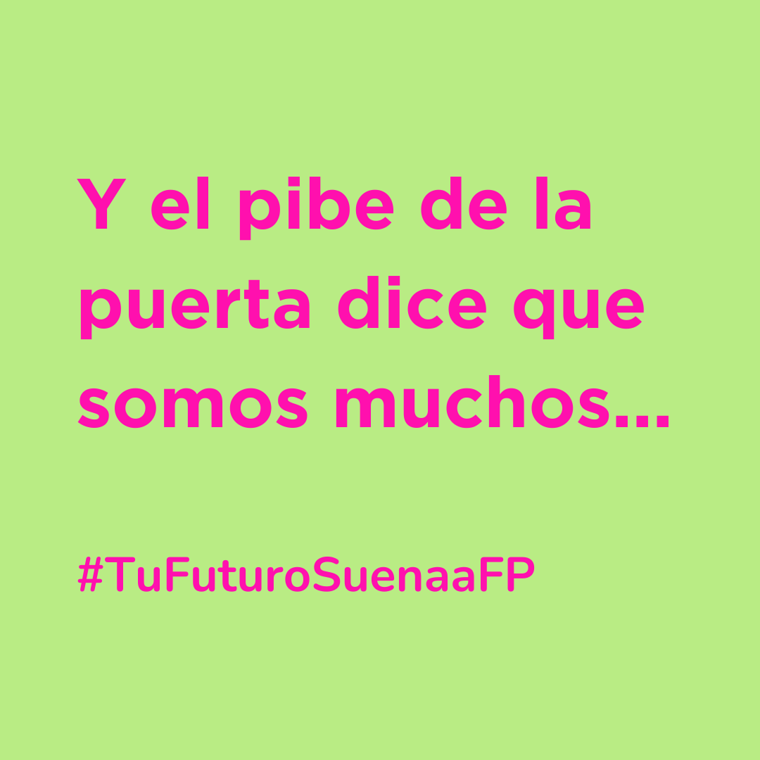 FundacionEFCL's tweet photo. Si es que cada vez son más los jóvenes que apuestan por la FP como opción de futuro...

¿Todavía no sabes a qué suena tu futuro? (Link página web Spotify)

#tufuturosuenaafp https://t.co/9YJJvWRMk4