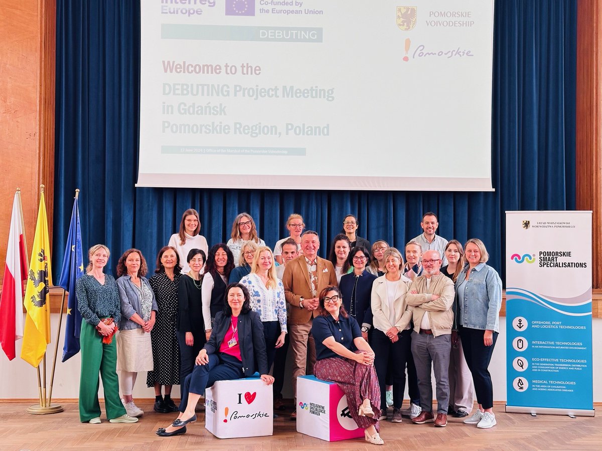Last week, 12-13 June, it was time for the 6th interregional #DEBUTING meeting, this time hosted in Gdańsk by our partner <a href="/PomorskieEU/">Samorząd Województwa Pomorskiego</a> 

Read more about the insightful two days at ➡️interregeurope.eu/debuting/news-…