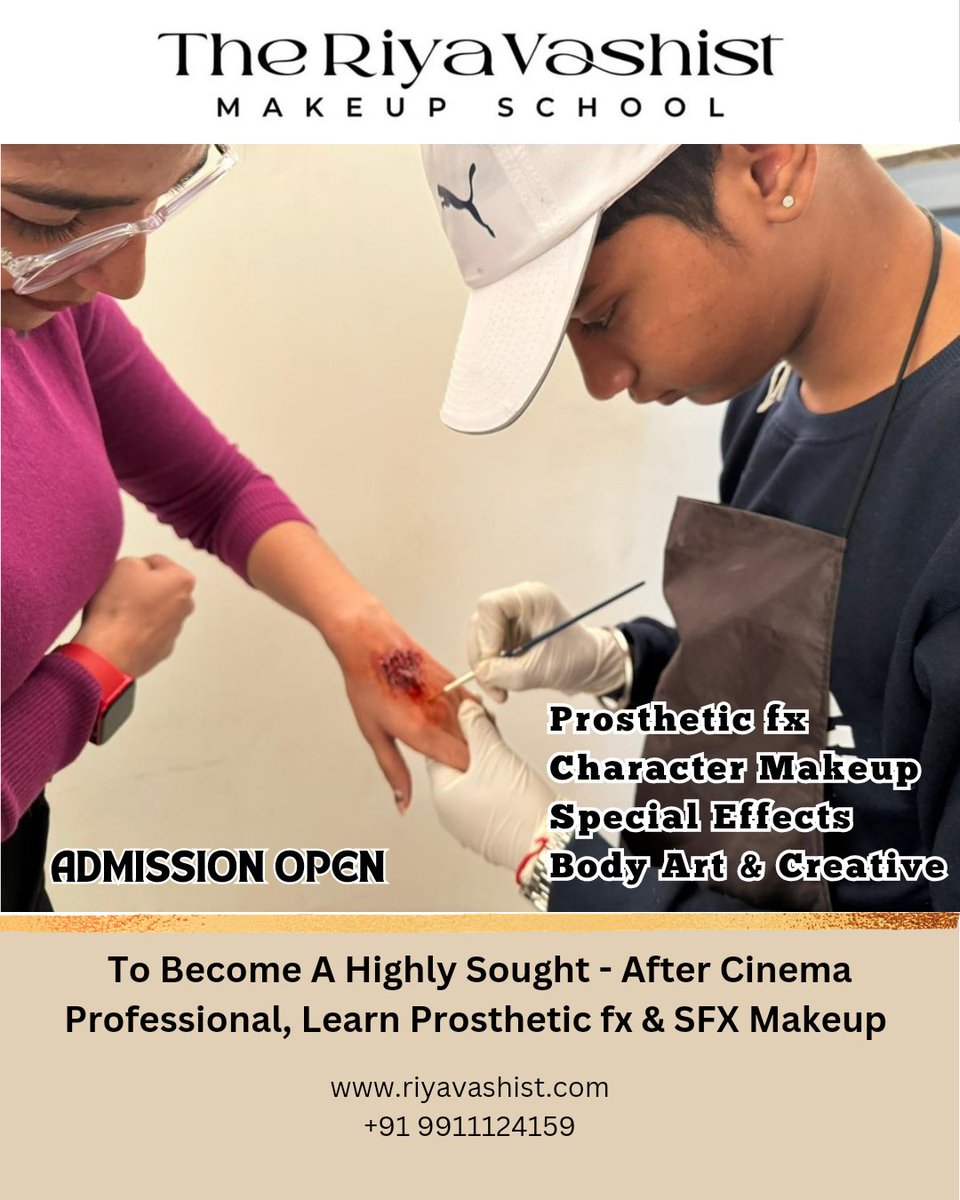 TheRiyaVashist's tweet image. #prosthetic #sfx #fx #makeup
#2024 #art #cretivity