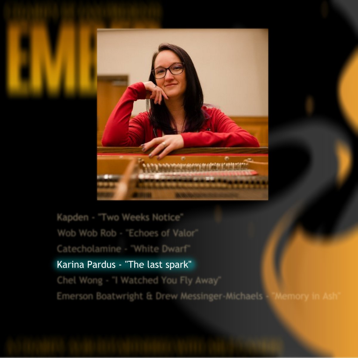 CHARITY EP JAM: SANCTUARY OUT NOW (link in bio) (@charityepjam) on Twitter photo Fourth song on our Album is by <a href="/CoyCompositions/">Karina Pardus</a>! Hope is still alive even when it seems like the light has nearly gone out 😢✨🌟
Mark your calendars for "Charity EP Jams: Ember" Friday 21st to listen to "The last spark" just in time for #WorldMusicDay #vgm #gamedev #charity Fourth song on our Album is by <a href="/CoyCompositions/">Karina Pardus</a>! Hope is still alive even when it seems like the light has nearly gone out 😢✨🌟
Mark your calendars for "Charity EP Jams: Ember" Friday 21st to listen to "The last spark" just in time for #WorldMusicDay #vgm #gamedev #charity