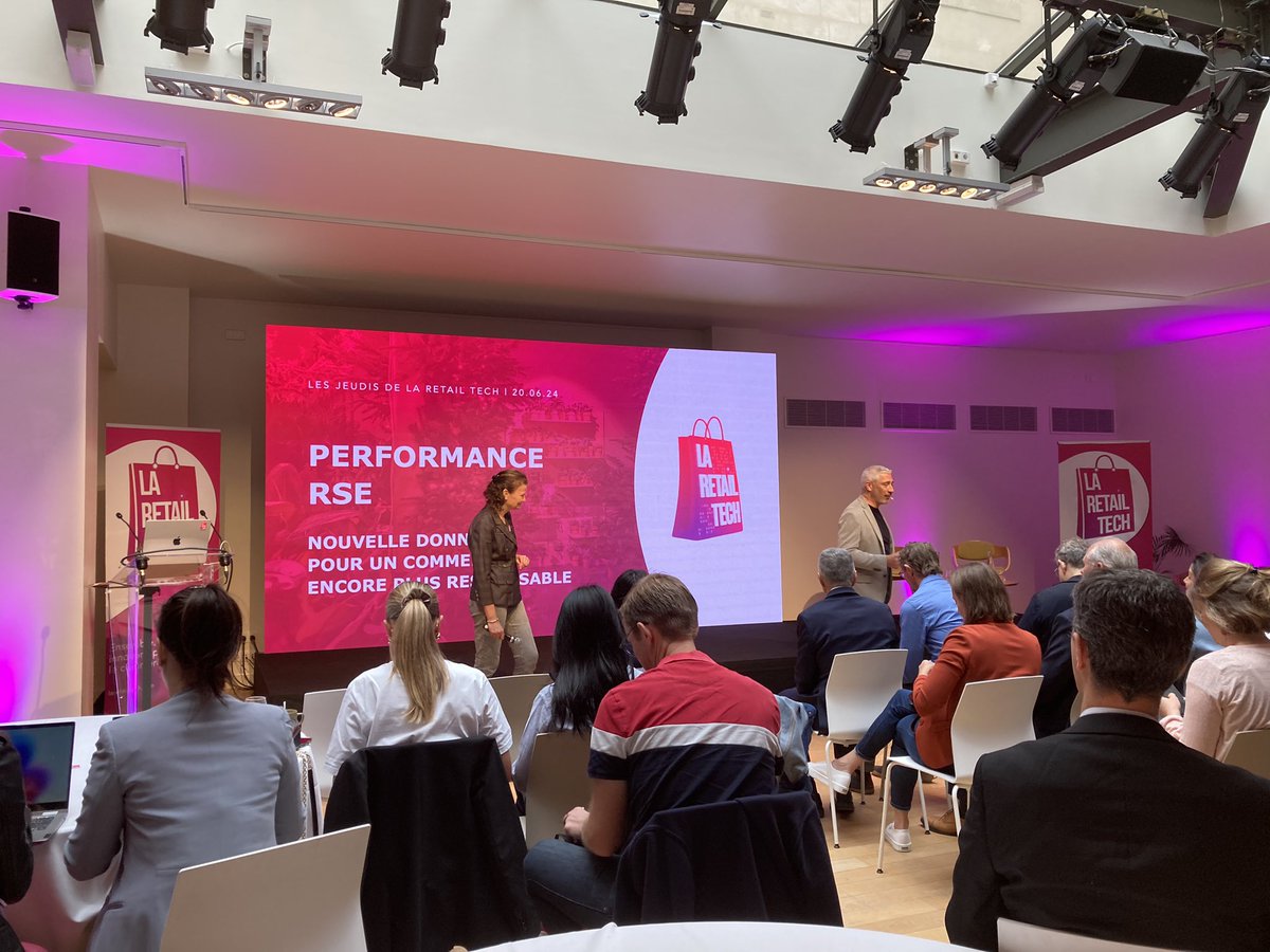 Début du Jeudi de <a href="/LaRetailTech/">La Retail Tech</a> consacrée à la performance RSE, avec présentation du sondage exclusif <a href="/opinionway/">OpinionWay</a>