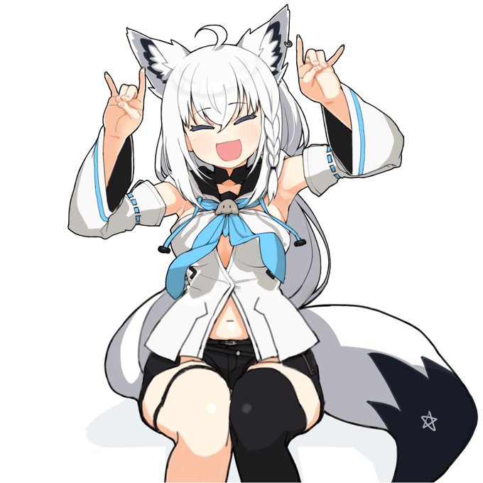 今までに描いた中では大きめな方だと思うフブさん(耳の話ね)👂 