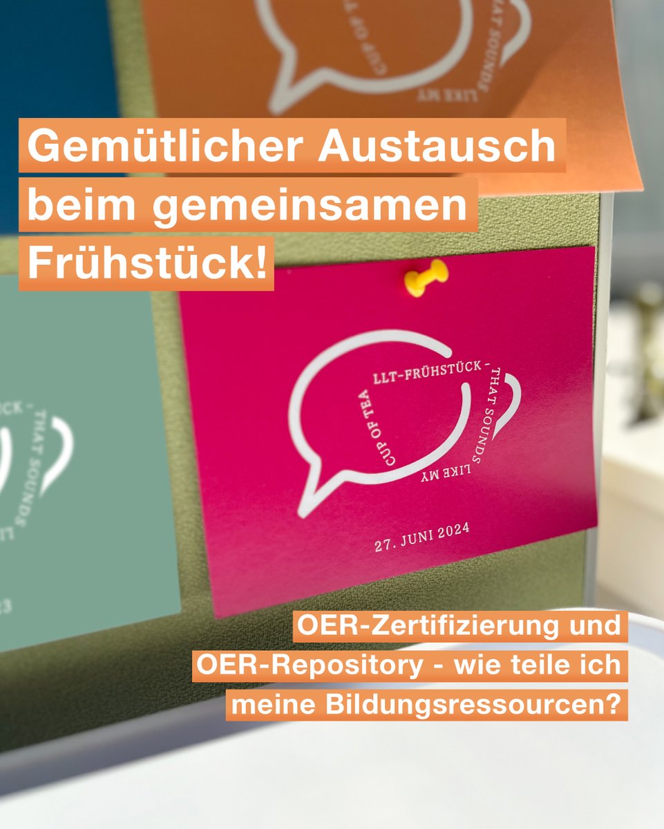 Lehr- und Lerntechnologien - TU Graz (@llt_tugraz) on Twitter photo LLT-Frühstück #tugraz
🗓️ 27.06.2024
⏰ 8:00 - 9:00 Uhr
📍 Münzgrabenstraße 36, Erdgeschoss
Um Anmeldung wird gebeten: telucation@tugraz.at
Wir freuen uns! LLT-Frühstück #tugraz
🗓️ 27.06.2024
⏰ 8:00 - 9:00 Uhr
📍 Münzgrabenstraße 36, Erdgeschoss
Um Anmeldung wird gebeten: telucation@tugraz.at
Wir freuen uns!