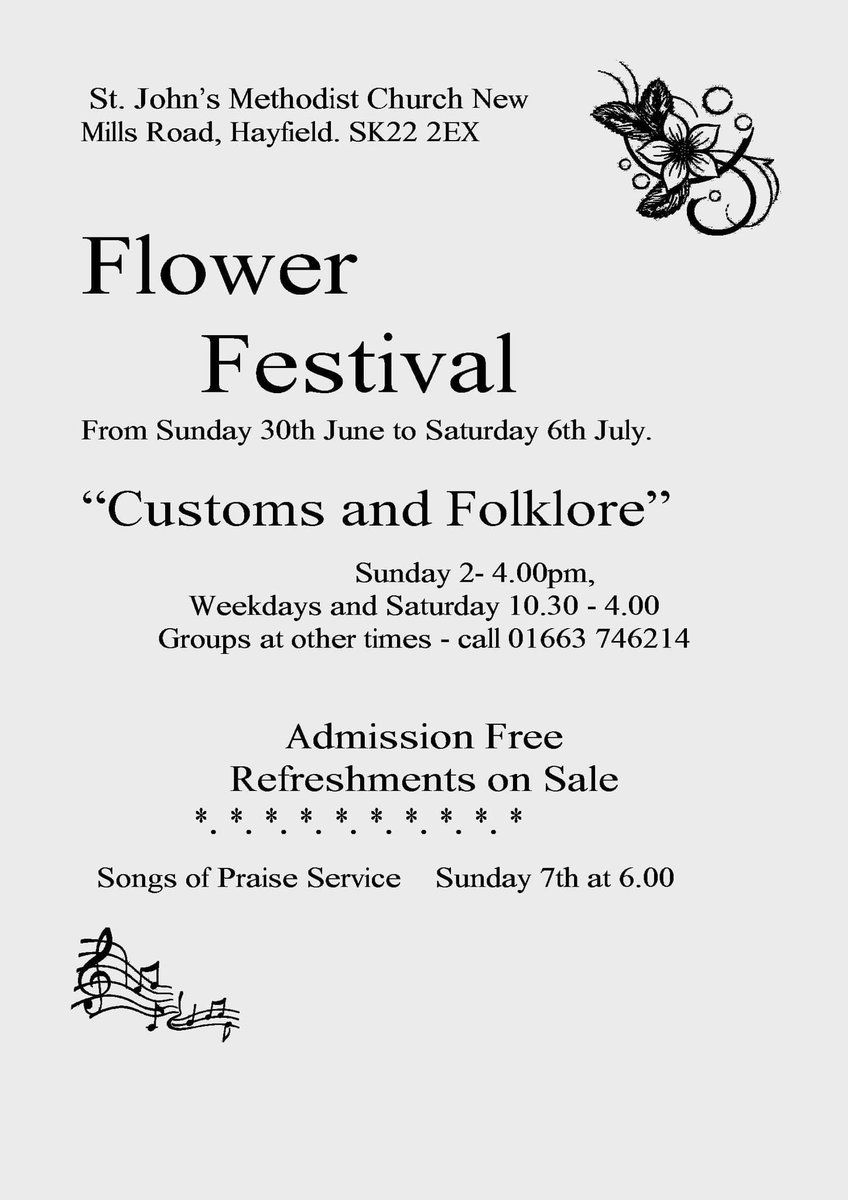 HayfMethodists's tweet photo. It’s our flower festival at the end of June. Do visit… and after that the church is open everyday for quiet reflection July and August https://t.co/dGqvLqz7ET