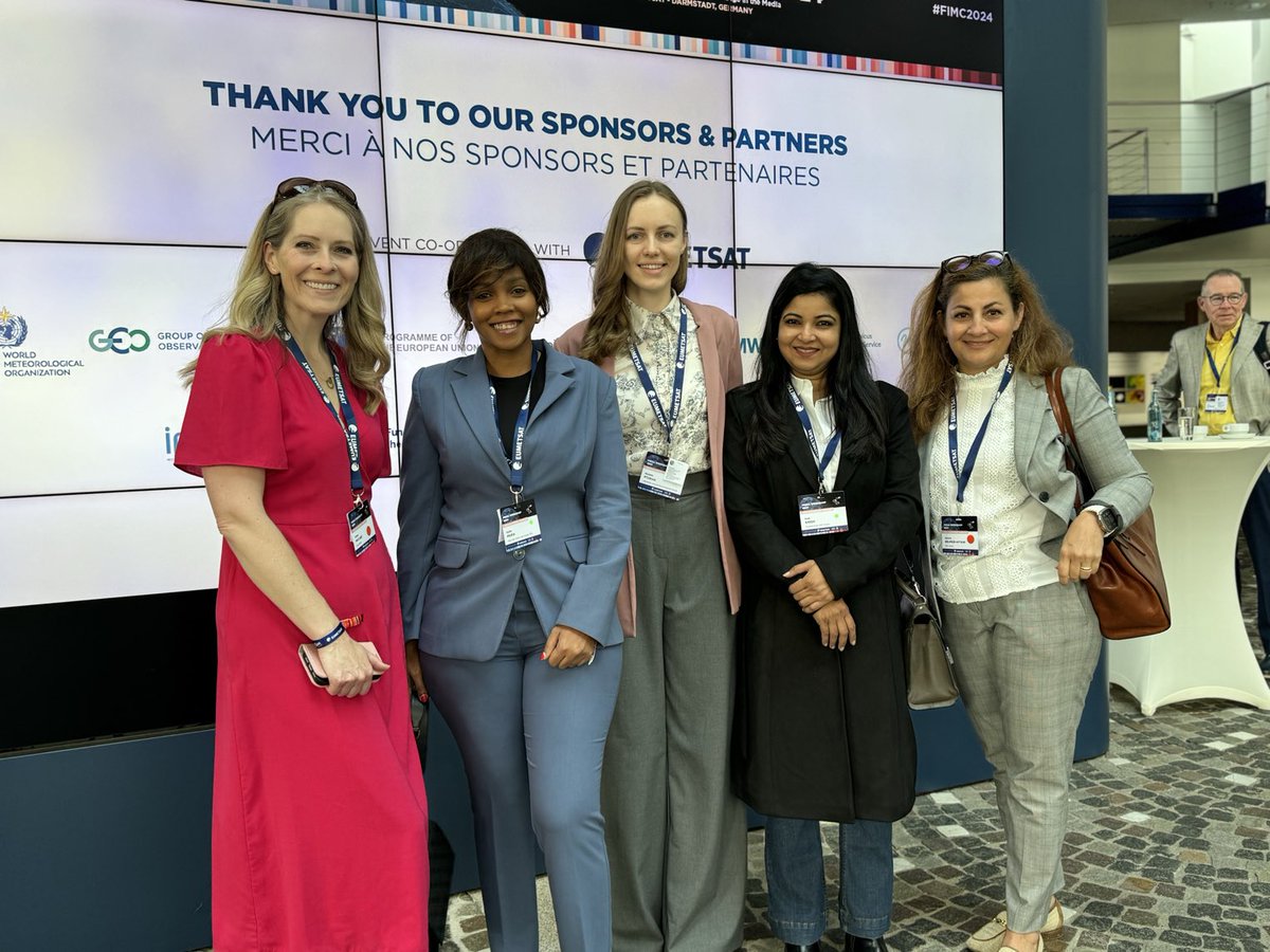 Good morning from ⁦<a href="/eumetsat/">EUMETSAT</a>⁩ HQ! I’m excited to be part of the 21st international weather &amp; climate forum along with weather presenters from around the world. 🌍🥰 #FIMC2024
