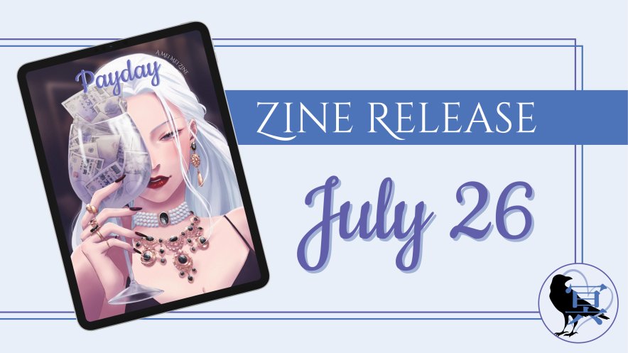 𝐏𝐚𝐲𝐝𝐚𝐲: 𝐀 𝐌𝐞𝐢 𝐌𝐞𝐢 𝐉𝐉𝐊 𝐙𝐢𝐧𝐞 cover reveal by <a href="/213_desu/">🇸🇩 tubi🍓🇵🇸 working on comms</a>! Isn't she beautiful!🐦‍⬛💸❤️

ZINE RELEASE THIS FRIDAY, JULY THE 26TH! JUST 6 MORE DAYS!

#meimei #冥冥