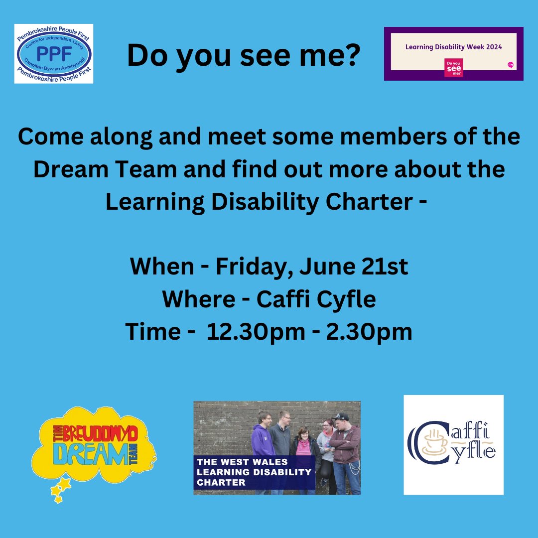 𝘿𝙤 𝙮𝙤𝙪 𝙨𝙚𝙚 𝙢𝙚?

Pop along and meet us at Caffi Cyfle this Friday! 💙🤍