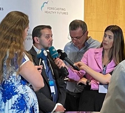 Tamer Rabie (@trabie_wb) on Twitter photo Just spoke to the media in Azerbaijan about ongoing efforts to address the climate-health crisis. As we gear up for <a href="/COP29_AZ/">COP29 Azerbaijan</a> we're focusing on financing, innovative solutions, and strong partnerships to drive real change and impact.
<a href="/WBG_Health/">World Bank Health</a> <a href="/FHF_global/">Forecasting Healthy Futures</a> #investinhealth Just spoke to the media in Azerbaijan about ongoing efforts to address the climate-health crisis. As we gear up for <a href="/COP29_AZ/">COP29 Azerbaijan</a> we're focusing on financing, innovative solutions, and strong partnerships to drive real change and impact.
<a href="/WBG_Health/">World Bank Health</a> <a href="/FHF_global/">Forecasting Healthy Futures</a> #investinhealth