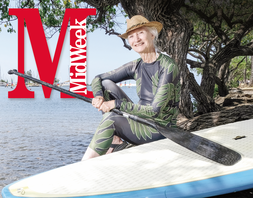 MidWeekHawaii's tweet photo. Marion Lyman-Mersereau, who helped build the legendary voyaging vessel Hōkūle‘a, has spent decades honoring the man who lost his life trying to save her and their fellow crew members. Read more in our June 19 cover story. #midweekhawaii #hawaii #marionlymanmersereau #hokulea https://t.co/gGYF2mmKc4