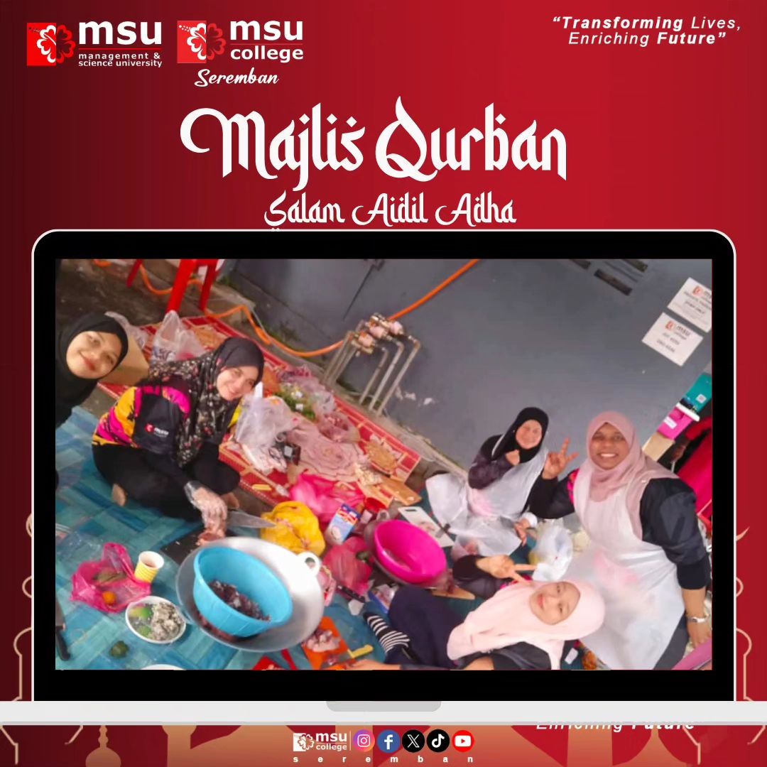 msucseremban's tweet photo. Sorotan gambar-gambar menarik sempena Majlis Qurban Perdana peringkat MSUC Seremban dan Program Community Outreach Week 2024.
#aidiladha #selamatharirayahaji #msurians #communityoutreachweek #CommunityService #msucseremban https://t.co/7fsVLgZNol