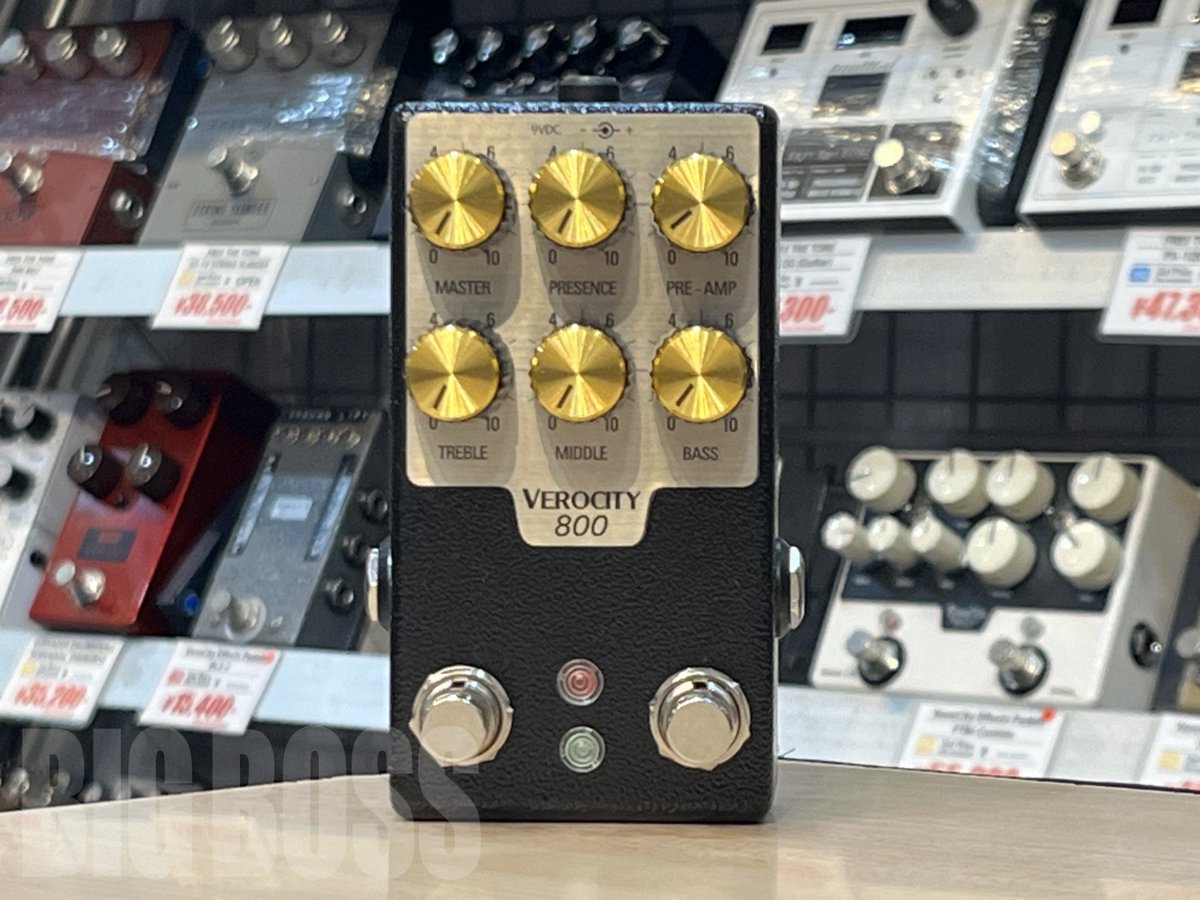 ◢◤新製品情報◢◤ VeroCity Effects Pedals 800 八百式のメジャー