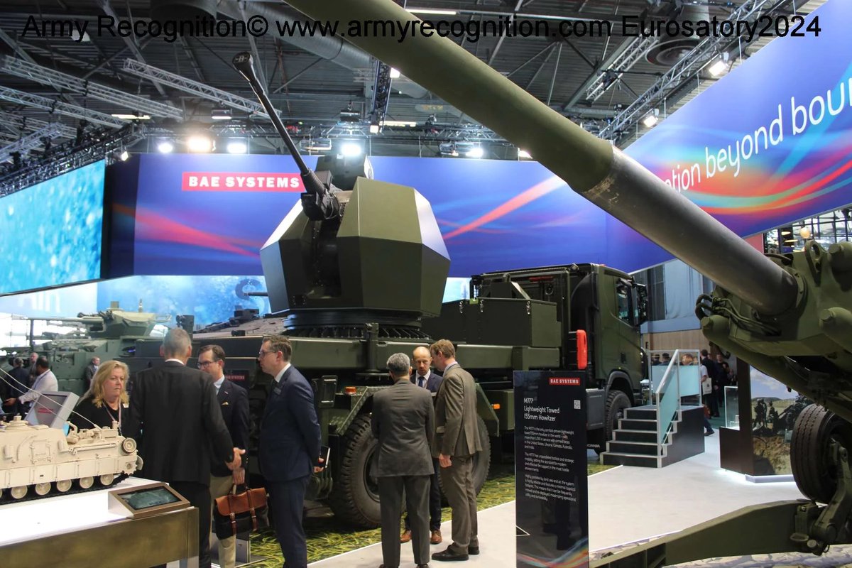 muki46's tweet photo. ה #TRIDON Mk2 של #BAE, שהוצג ב #Eurosatory 2024, הוא מערכת הגנה אווירית מודולרית עם תותח Bofors 40 Mk4, בקרה אופטרונית ותחמושת 3P. עם טווח של 12.5 ק"מ, הגבהה של 80° ו 300 כדור\דקה, מיועד לפריסה מהירה על פלטפורמות רכב שונות.
דיון עם מספר לקוחות פוטנציאליים.
🛡️🚀 https://t.co/o3gb8Gv9bT