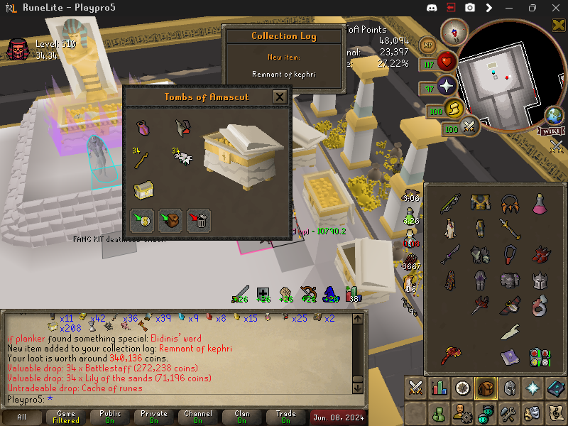 Obtained the Remnant of kephri in a 510 invo✅