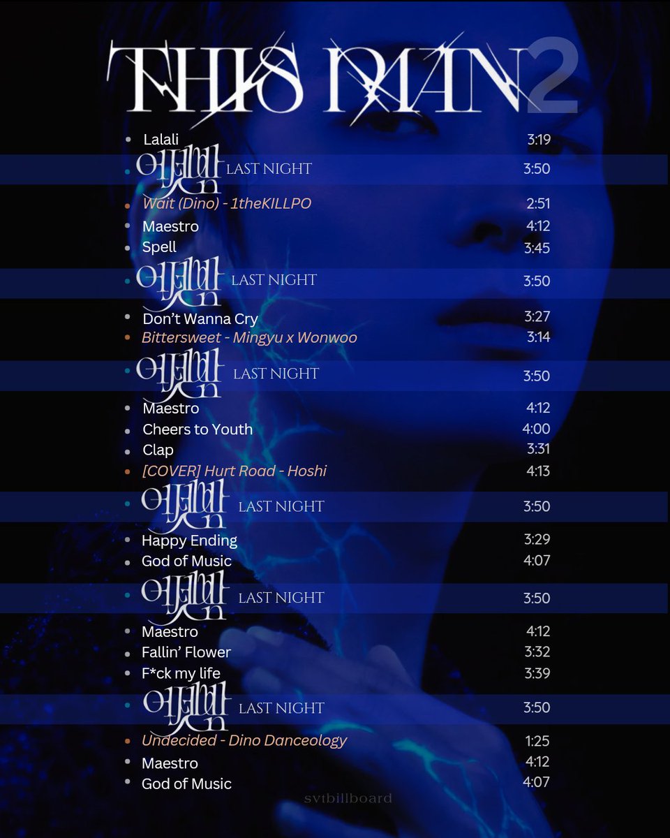 svtbillboard's tweet image. [YOUTUBE PLAYLIST]

Explore our latest recommended playlists to boost our streams for #Last_Night ,  #MAESTRO &amp;amp; #GOM ! 🌃 Let’s keep the energy high and show our love by liking and leaving positive comments on the MV. Carats, let’s make this a success! Keep streaming and let’s do