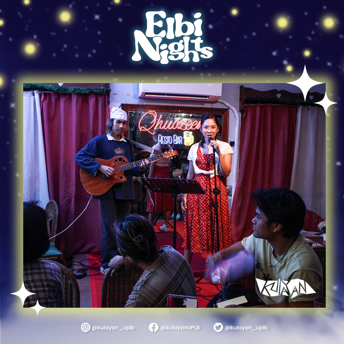 kulayan_uplb's tweet photo. NAKULAYAN NA ANG ELBI โจ๐
Nagpapasalamat ang KULAYAN sa mga naki-jamming at nakisaya sa nagtapos na Elbi Nights noong June 8!
#KulayanAngUPLB #ElbiNights #KULAYAN https://t.co/Z1CDrywUa1