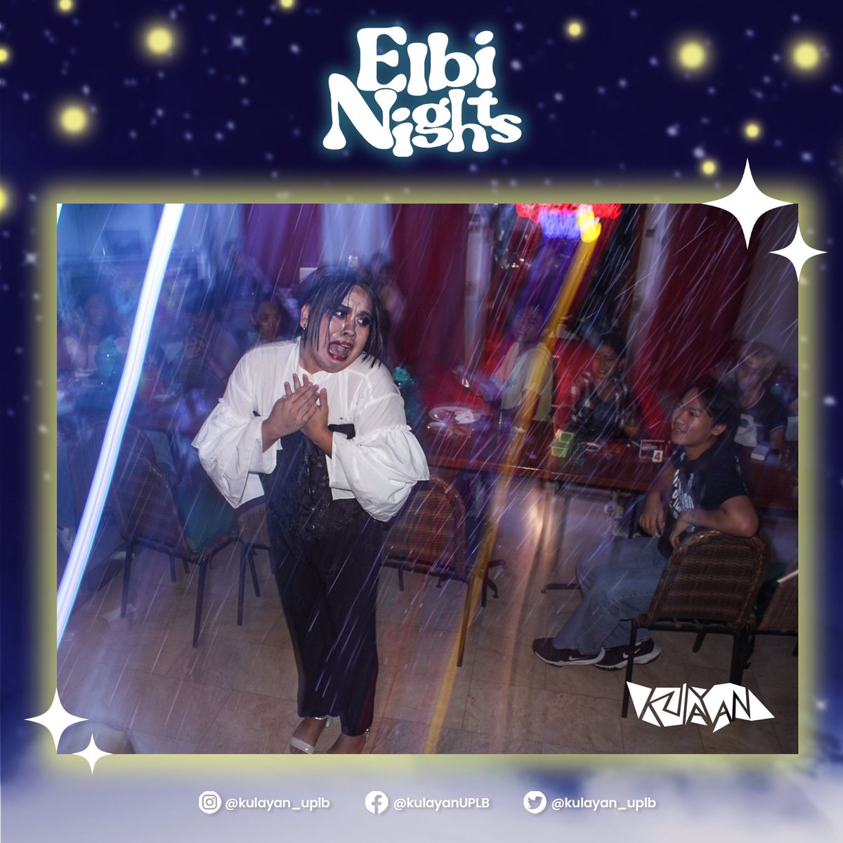 kulayan_uplb's tweet photo. NAKULAYAN NA ANG ELBI โจ๐
Nagpapasalamat ang KULAYAN sa mga naki-jamming at nakisaya sa nagtapos na Elbi Nights noong June 8!
#KulayanAngUPLB #ElbiNights #KULAYAN https://t.co/Z1CDrywUa1
