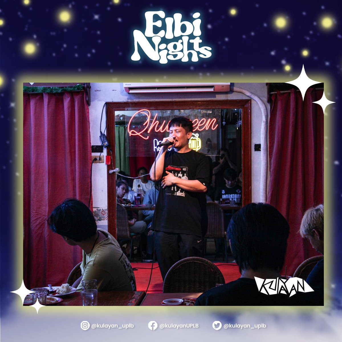 kulayan_uplb's tweet photo. NAKULAYAN NA ANG ELBI โจ๐
Nagpapasalamat ang KULAYAN sa mga naki-jamming at nakisaya sa nagtapos na Elbi Nights noong June 8!
#KulayanAngUPLB #ElbiNights #KULAYAN https://t.co/Z1CDrywUa1
