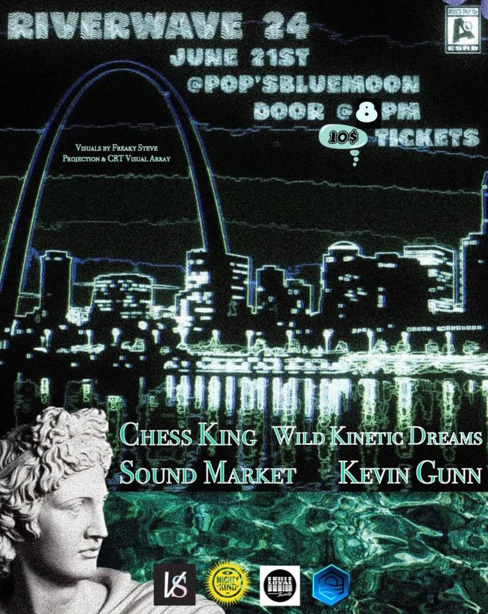 Playing some vaporwave tunes in St. Louis this Friday. You'll hear some exclusive new tunes from my upcoming album "ｏｖｅｒｃａｓｔ" 🌫🌊